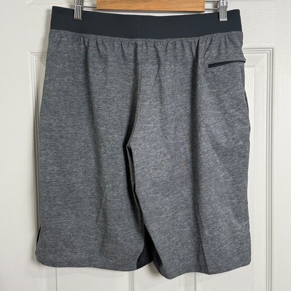 Lululemon T.H.E. Short Mens Large Gray Unlined Stretch Gym Activewear Athleisure - Picture 2 of 13